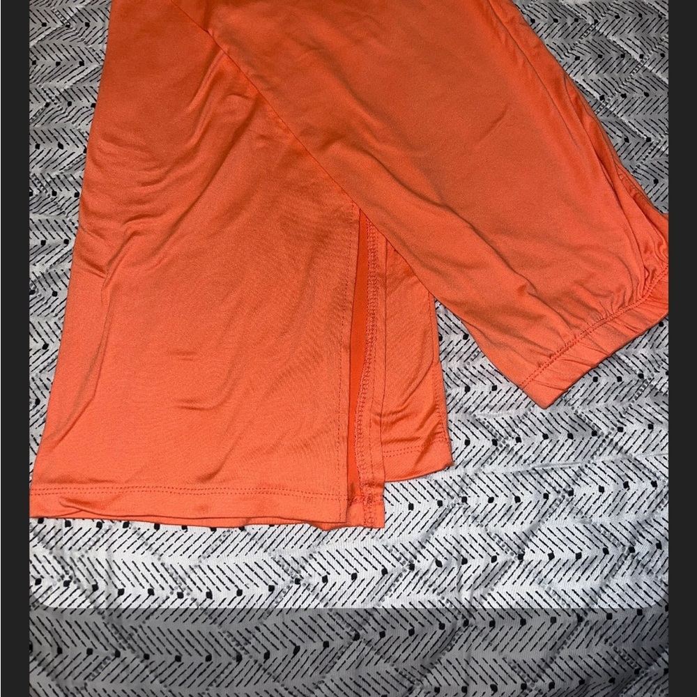 Vibrant Orange maxi skirt